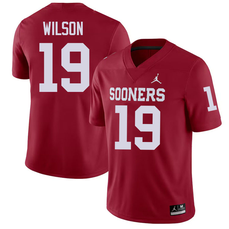 Trent Wilson Oklahoma Sooners Jersey,Oklahoma Sooners Football Uniforms,Jersey-Crimson